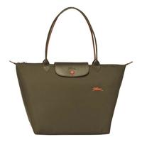 LONGCHAMP 珑骧 Le Pliage Club系列 女士单肩包大号 L1899619A23 深棕色