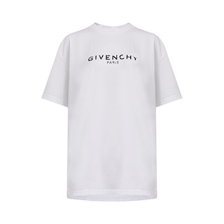 Givenchy白色纯棉短袖女士T恤新年礼物