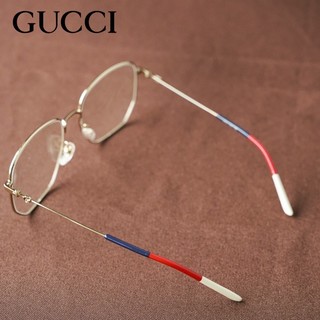 【双11预售】肖战倪妮同款GUCCI古驰眼镜框男女金属大框GG0681O