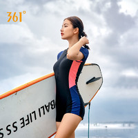 361° 361度平角游泳衣连体保守修身显瘦韩国女士长袖防晒专业运动泳装