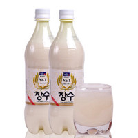 LOTTE 乐天 韩国进口 乐天（Lotte）首尔长寿玛可利米酒  原味 750ml*2瓶