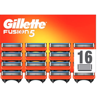 Prime会员：Gillette 吉列 Fusion5 男士剃须刀片*16