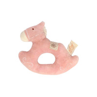 miYim 美国有机棉婴儿安抚玩具瑶环粉色小马