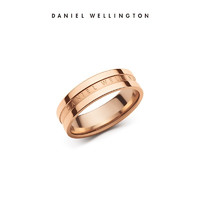 Daniel Wellington DanielWellington）dw戒指饰品简约玫瑰金色男女对戒情侣指环尺寸：11（中国码）DW00400090