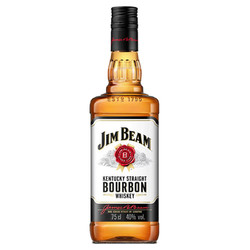 JIM BEAM 金宾 三得利 威士忌 美国金宾波本威士忌洋酒 750ml 单支