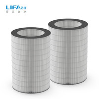 LIFAair 丽风 HEPA滤芯 LA22适用于LA500/500E/510空气净化器（2只装） LA22 HEPA滤芯