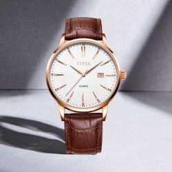 fiyta飞亚达大牌惠聚休闲时尚皮带石英表男女表情侣表手表