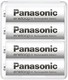 Panasonic 松下 ENELOOP AA 可充电电池，4 个装，标准型号，BK-3MCC/4SA