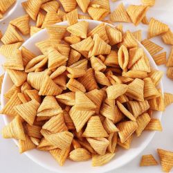 虎牙脆尖角脆香辣味3袋烧烤味3袋