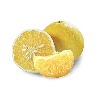 葡萄柚 黄金西柚子 2粒装 单果300-400g 新鲜水果 水果礼盒