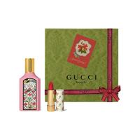 GUCCI 古驰 香水套装 (绮梦栀子香型女士浓香水EDP50ml+倾色丝润唇膏#25米开理红3.5g)