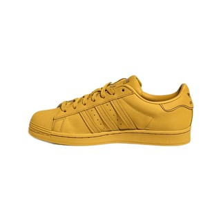 adidas ORIGINALS Superstar 中性运动板鞋 GX3626 黄色 42.5