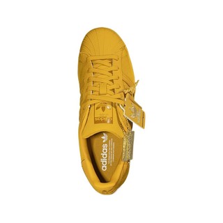 adidas ORIGINALS Superstar 中性运动板鞋 GX3626 黄色 42.5