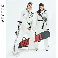 Vector VECTOR成人连体滑雪服女修身收腰保暖男装备情侣单板双板滑雪衣裤