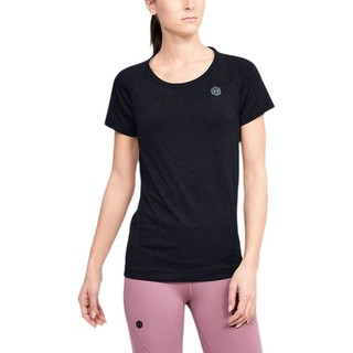 UNDER ARMOUR 安德玛 RUSH Seamless 女子运动T恤 1351602-001 黑色 S