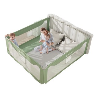M-CASTLE MC402 婴儿床护栏 单面装 北欧绿 2m