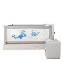 M-CASTLE MC402 婴儿床护栏 单面装 莫兰迪灰 2m