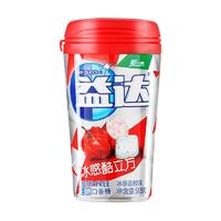 Extra 益达 冰感酷立方 无糖口香糖 冰感荔枝味 51.5g