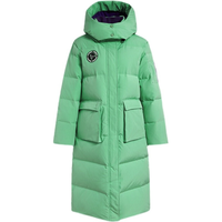 YAYA 鸭鸭羽绒服 极寒系列 女士中长款羽绒服 DYF36B0160