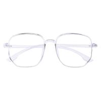 潮库 D147 透明色TR90眼镜框+1.61折射率 防蓝光镜片