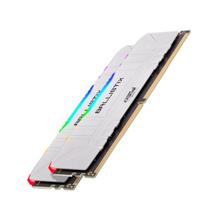 Crucial 英睿达 新铂胜游戏-RGB DDR4 3200MHz RGB 台式机内存 灯条 白色 16GB 8GB*2