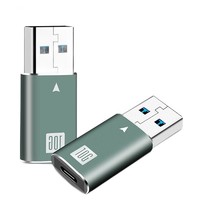 JEYI 佳翼 USB-A转Type-C接口转换器 绿色