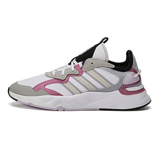 adidas NEO Futureflow 女子休闲运动鞋 FX9149 灰/绿/粉 36.5