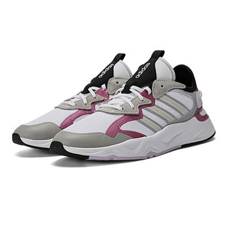 adidas NEO Futureflow 女子休闲运动鞋 FX9149 灰/绿/粉 36.5