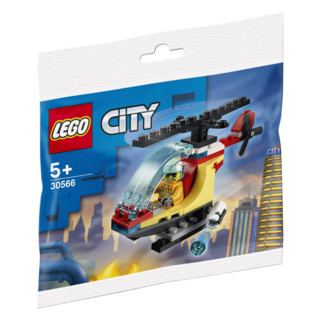 LEGO 乐高 City城市系列 30566 消防直升机