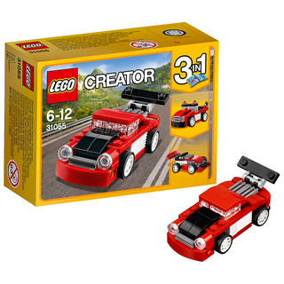 LEGO 乐高 Creator3合1创意百变系列 31055 红色赛车