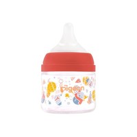 Pigeon 贝亲 自然实感第3代FUN系列 AA207 玻璃彩绘奶瓶 80ml 雪人 SS 0月+