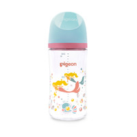 Pigeon 贝亲 自然实感第3代FUN系列 AA213 玻璃彩绘奶瓶 240ml 人鱼公主 L 6月+