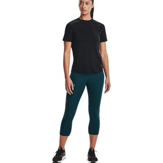 UNDER ARMOUR 安德玛 RUSH Vent 女子紧身七分裤 1365357-463 蓝色 XL