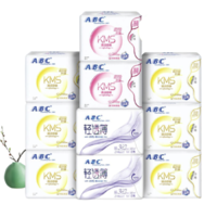 ABC 日夜卫生巾组合  10包70片(日用48片+夜用22片)