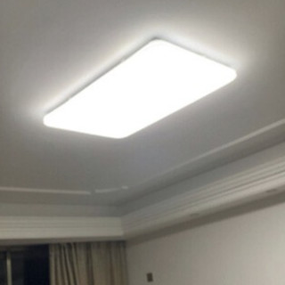 Pak 三雄极光 柔线系列 LED吸顶灯 128W 无极调光 银色 长方形