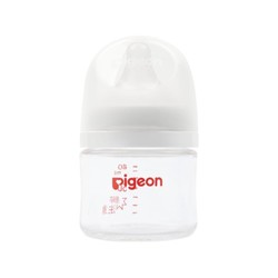 Pigeon 贝亲 自然实感第3代PRO系列 AA185 玻璃奶瓶 80ml SS 0月+