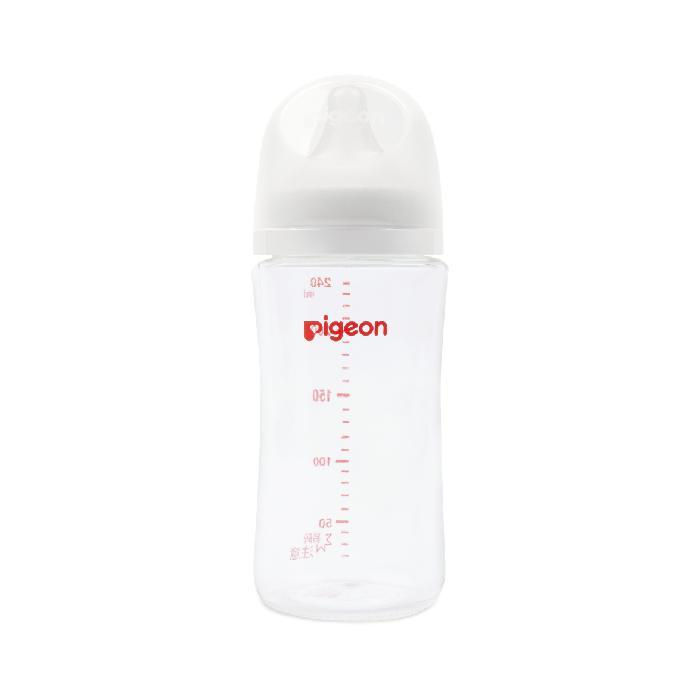 Pigeon 贝亲 自然实感第3代PRO系列 AA188 玻璃奶瓶 240ml L 6月+