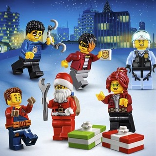 LEGO 乐高 City城市系列 60268 圣诞倒数日历