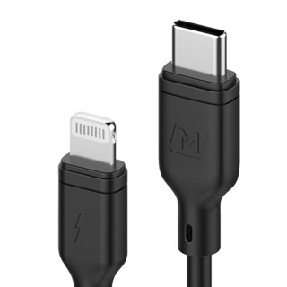 momax 摩米士 苹果MFi认证PD快充数据线Type-C to Lightning充电器线 2米黑色