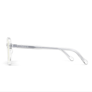 PARZIN 帕森 15815A 透明白EMS眼镜框+平光防蓝光镜片