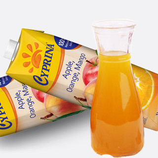 CYPRINA 塞浦丽娜 混合芒果汁 1L*4盒