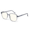 PARZIN 帕森 15815A 烟灰色EMS眼镜框+平光防蓝光镜片