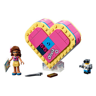 LEGO 乐高 Friends好朋友系列 41357 奥莉薇亚的爱心藏宝盒