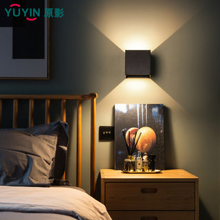 壁灯 卧室床头灯客厅led现代简约创意轻奢极简过道室内北欧小壁灯