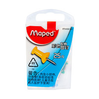 Maped 马培德 345011 彩色有柄图钉 25枚