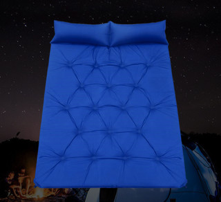 TFO 充气垫 户外双人睡垫 舒适加宽加厚露营帐篷防潮垫子2512102 蓝色 190*110*2.5cm
