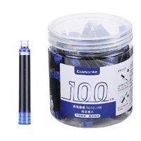 Comix 齐心 R010-100 钢笔墨囊 晶蓝 100支装