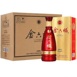 金六福 绵雅8 42度 白酒 整箱装 500ml*6瓶