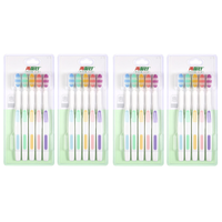 两面针 磨尖丝软毛牙刷 5支*4