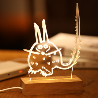 湖南省博物馆 可爱狸猫柔光夜灯 护眼创意